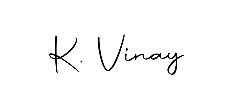 Make a beautiful signature design for name K. Vinay. With this signature (Autography-DOLnW) style, you can create a handwritten signature for free. K. Vinay signature style 10 images and pictures png