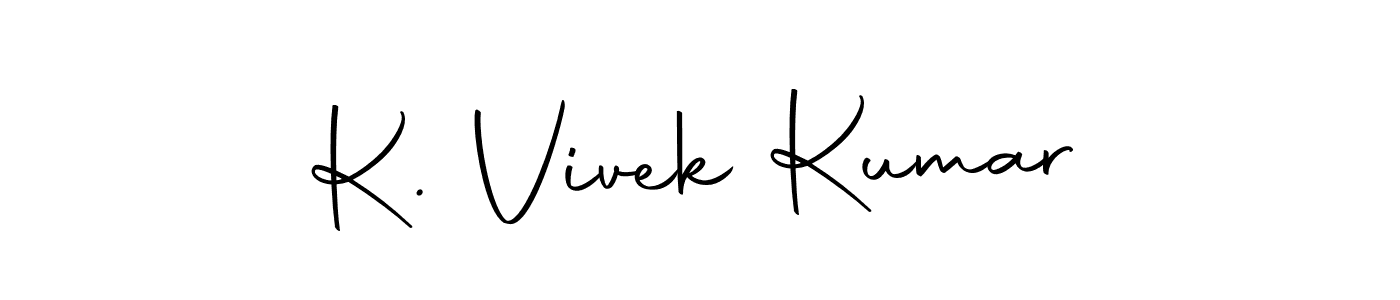 Make a beautiful signature design for name K. Vivek Kumar. Use this online signature maker to create a handwritten signature for free. K. Vivek Kumar signature style 10 images and pictures png