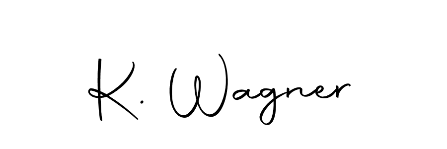 K. Wagner stylish signature style. Best Handwritten Sign (Autography-DOLnW) for my name. Handwritten Signature Collection Ideas for my name K. Wagner. K. Wagner signature style 10 images and pictures png