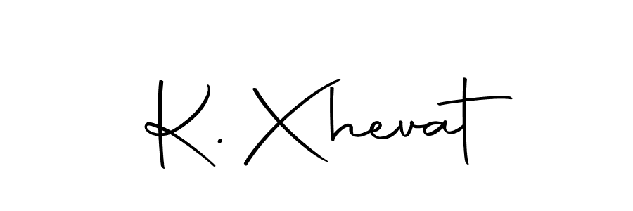 Create a beautiful signature design for name K. Xhevat. With this signature (Autography-DOLnW) fonts, you can make a handwritten signature for free. K. Xhevat signature style 10 images and pictures png