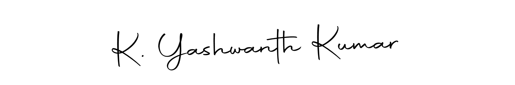 Create a beautiful signature design for name K. Yashwanth Kumar. With this signature (Autography-DOLnW) fonts, you can make a handwritten signature for free. K. Yashwanth Kumar signature style 10 images and pictures png