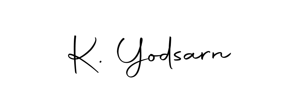 This is the best signature style for the K. Yodsarn name. Also you like these signature font (Autography-DOLnW). Mix name signature. K. Yodsarn signature style 10 images and pictures png