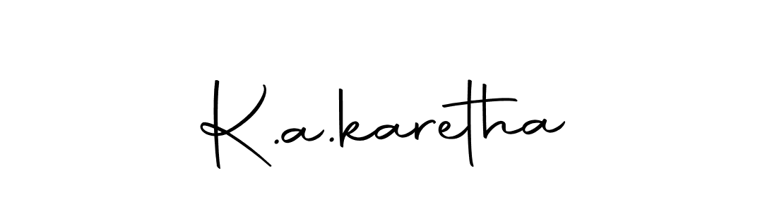 It looks lik you need a new signature style for name K.a.karetha. Design unique handwritten (Autography-DOLnW) signature with our free signature maker in just a few clicks. K.a.karetha signature style 10 images and pictures png