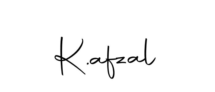 Create a beautiful signature design for name K.afzal. With this signature (Autography-DOLnW) fonts, you can make a handwritten signature for free. K.afzal signature style 10 images and pictures png