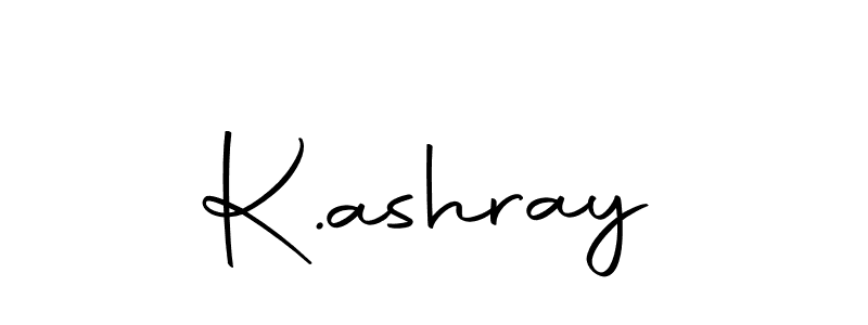 You should practise on your own different ways (Autography-DOLnW) to write your name (K.ashray) in signature. don't let someone else do it for you. K.ashray signature style 10 images and pictures png