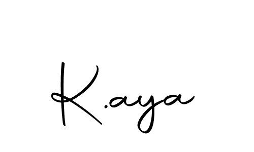 It looks lik you need a new signature style for name K.aya. Design unique handwritten (Autography-DOLnW) signature with our free signature maker in just a few clicks. K.aya signature style 10 images and pictures png