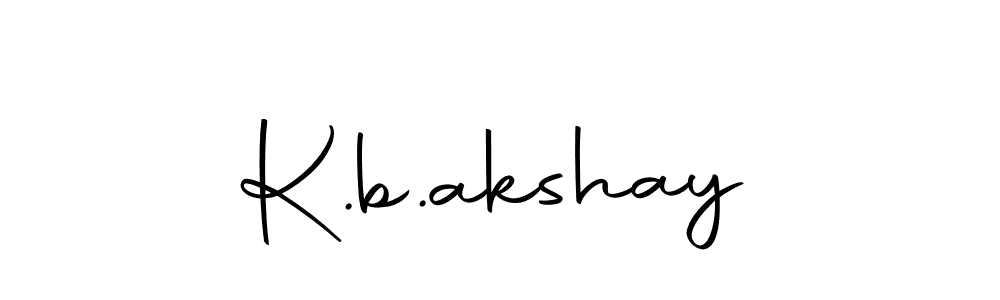Also we have K.b.akshay name is the best signature style. Create professional handwritten signature collection using Autography-DOLnW autograph style. K.b.akshay signature style 10 images and pictures png