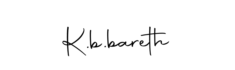 Make a beautiful signature design for name K.b.bareth. With this signature (Autography-DOLnW) style, you can create a handwritten signature for free. K.b.bareth signature style 10 images and pictures png