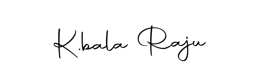 How to make K.bala Raju name signature. Use Autography-DOLnW style for creating short signs online. This is the latest handwritten sign. K.bala Raju signature style 10 images and pictures png