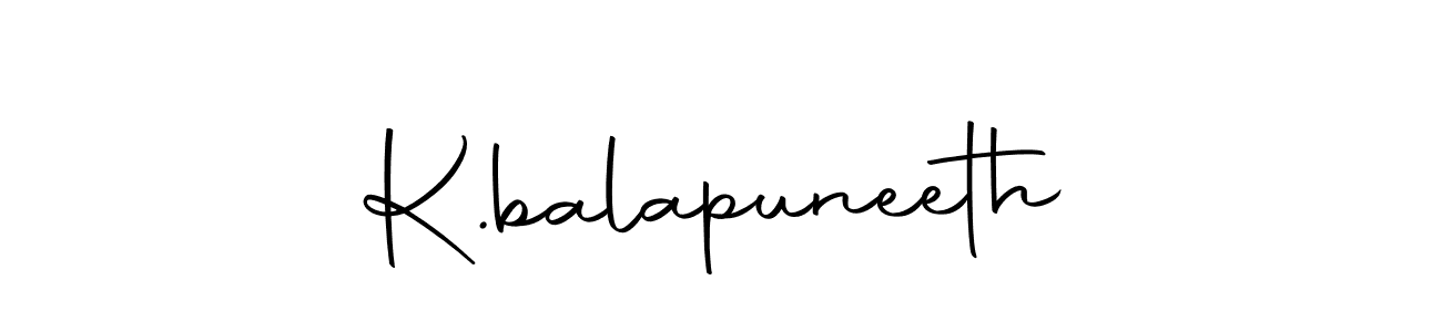 Make a short K.balapuneeth signature style. Manage your documents anywhere anytime using Autography-DOLnW. Create and add eSignatures, submit forms, share and send files easily. K.balapuneeth signature style 10 images and pictures png