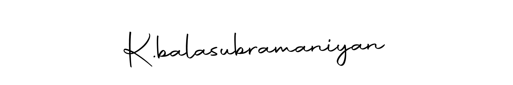 You can use this online signature creator to create a handwritten signature for the name K.balasubramaniyan. This is the best online autograph maker. K.balasubramaniyan signature style 10 images and pictures png