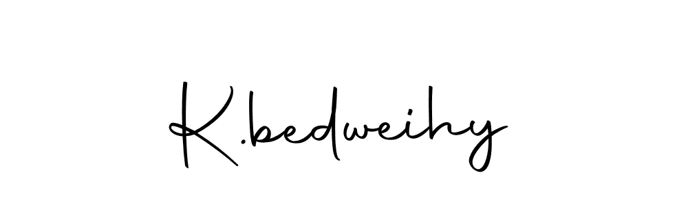 It looks lik you need a new signature style for name K.bedweihy. Design unique handwritten (Autography-DOLnW) signature with our free signature maker in just a few clicks. K.bedweihy signature style 10 images and pictures png