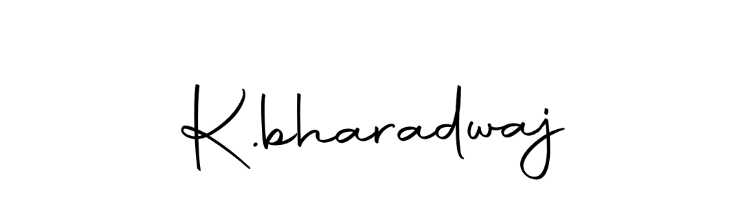 Use a signature maker to create a handwritten signature online. With this signature software, you can design (Autography-DOLnW) your own signature for name K.bharadwaj. K.bharadwaj signature style 10 images and pictures png