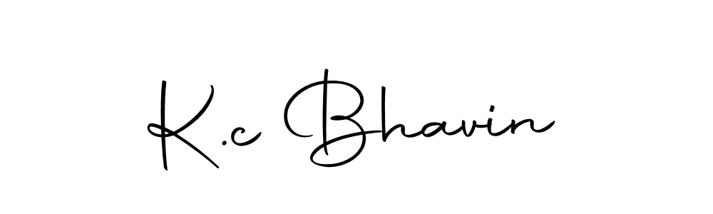 Design your own signature with our free online signature maker. With this signature software, you can create a handwritten (Autography-DOLnW) signature for name K.c Bhavin. K.c Bhavin signature style 10 images and pictures png