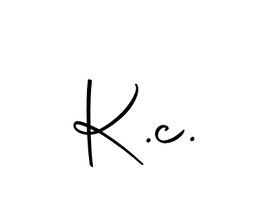 How to make K.c. name signature. Use Autography-DOLnW style for creating short signs online. This is the latest handwritten sign. K.c. signature style 10 images and pictures png
