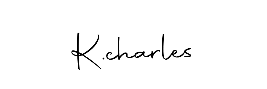 Design your own signature with our free online signature maker. With this signature software, you can create a handwritten (Autography-DOLnW) signature for name K.charles. K.charles signature style 10 images and pictures png