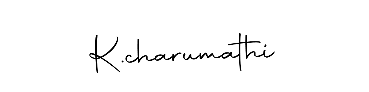 The best way (Autography-DOLnW) to make a short signature is to pick only two or three words in your name. The name K.charumathi include a total of six letters. For converting this name. K.charumathi signature style 10 images and pictures png
