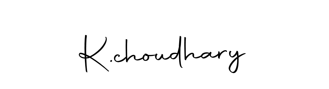 How to make K.choudhary signature? Autography-DOLnW is a professional autograph style. Create handwritten signature for K.choudhary name. K.choudhary signature style 10 images and pictures png