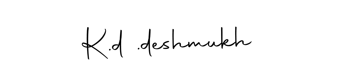 You can use this online signature creator to create a handwritten signature for the name K.d .deshmukh. This is the best online autograph maker. K.d .deshmukh signature style 10 images and pictures png