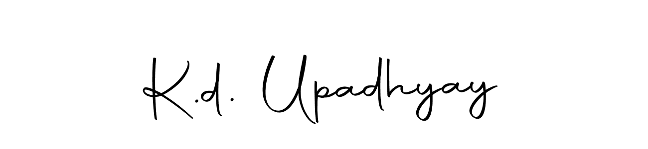 Create a beautiful signature design for name K.d. Upadhyay. With this signature (Autography-DOLnW) fonts, you can make a handwritten signature for free. K.d. Upadhyay signature style 10 images and pictures png