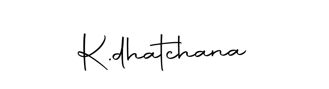 if you are searching for the best signature style for your name K.dhatchana. so please give up your signature search. here we have designed multiple signature styles  using Autography-DOLnW. K.dhatchana signature style 10 images and pictures png