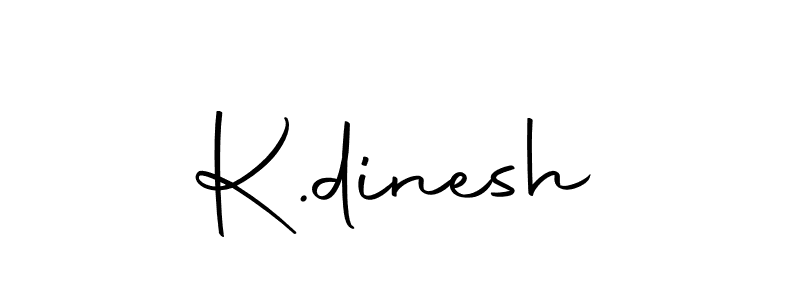 How to make K.dinesh signature? Autography-DOLnW is a professional autograph style. Create handwritten signature for K.dinesh name. K.dinesh signature style 10 images and pictures png