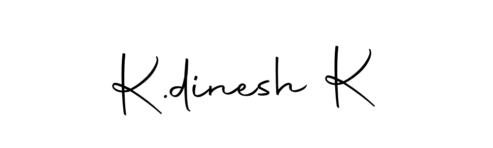 Make a short K.dinesh K signature style. Manage your documents anywhere anytime using Autography-DOLnW. Create and add eSignatures, submit forms, share and send files easily. K.dinesh K signature style 10 images and pictures png