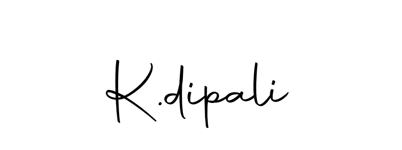 Create a beautiful signature design for name K.dipali. With this signature (Autography-DOLnW) fonts, you can make a handwritten signature for free. K.dipali signature style 10 images and pictures png