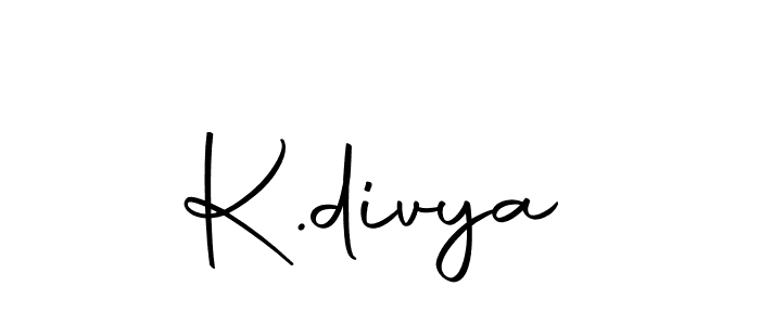 How to make K.divya name signature. Use Autography-DOLnW style for creating short signs online. This is the latest handwritten sign. K.divya signature style 10 images and pictures png
