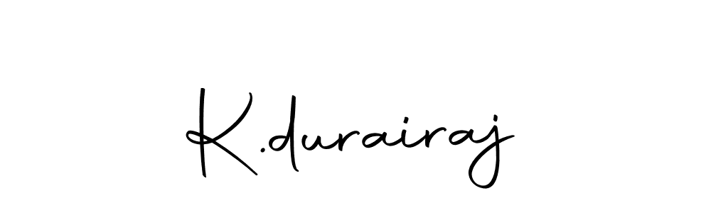 if you are searching for the best signature style for your name K.durairaj. so please give up your signature search. here we have designed multiple signature styles  using Autography-DOLnW. K.durairaj signature style 10 images and pictures png