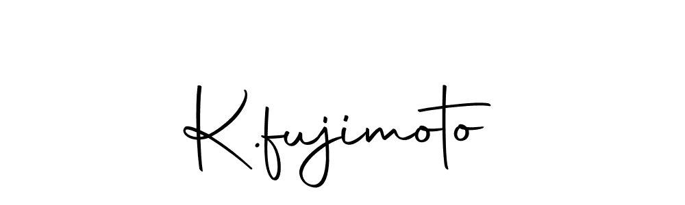 Make a beautiful signature design for name K.fujimoto. With this signature (Autography-DOLnW) style, you can create a handwritten signature for free. K.fujimoto signature style 10 images and pictures png