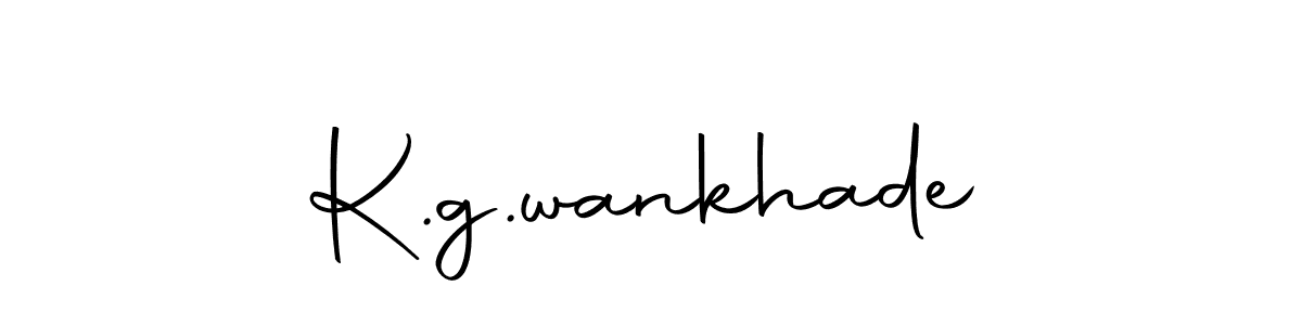 Use a signature maker to create a handwritten signature online. With this signature software, you can design (Autography-DOLnW) your own signature for name K.g.wankhade. K.g.wankhade signature style 10 images and pictures png