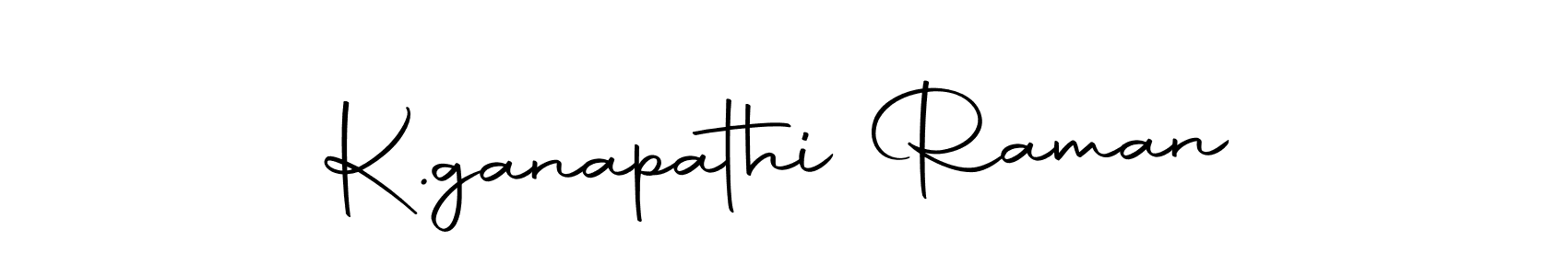 Design your own signature with our free online signature maker. With this signature software, you can create a handwritten (Autography-DOLnW) signature for name K.ganapathi Raman. K.ganapathi Raman signature style 10 images and pictures png