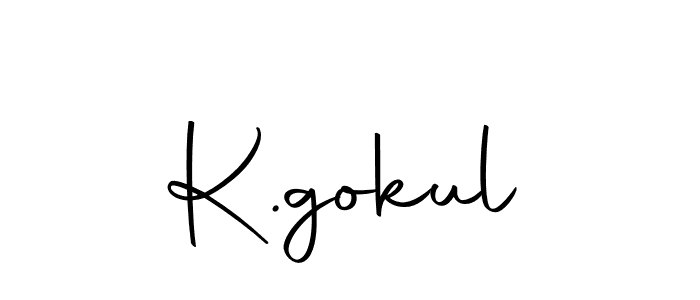 Here are the top 10 professional signature styles for the name K.gokul. These are the best autograph styles you can use for your name. K.gokul signature style 10 images and pictures png