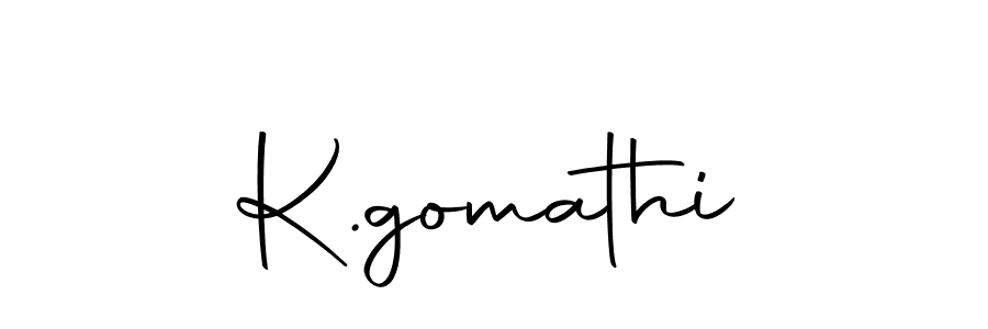 K.gomathi stylish signature style. Best Handwritten Sign (Autography-DOLnW) for my name. Handwritten Signature Collection Ideas for my name K.gomathi. K.gomathi signature style 10 images and pictures png