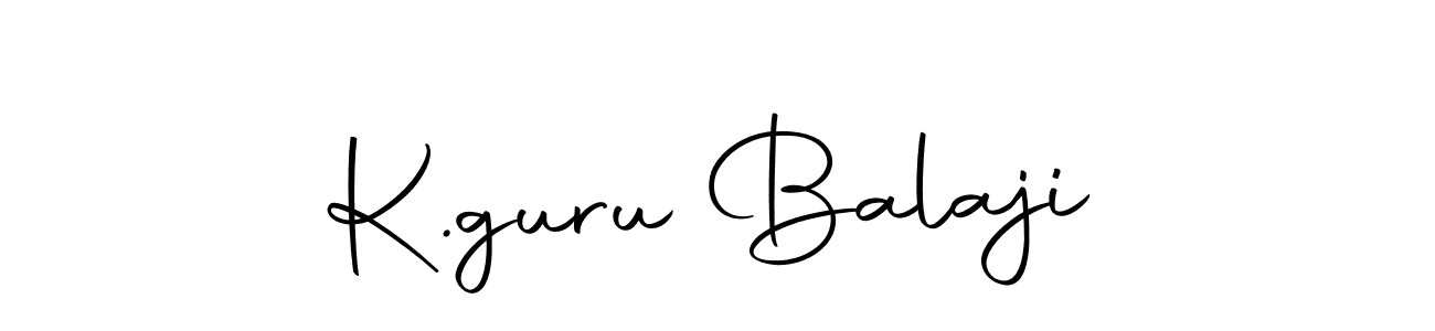 How to make K.guru Balaji name signature. Use Autography-DOLnW style for creating short signs online. This is the latest handwritten sign. K.guru Balaji signature style 10 images and pictures png