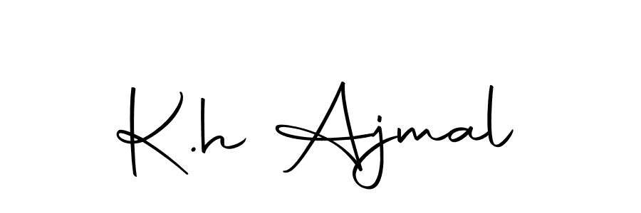 This is the best signature style for the K.h Ajmal name. Also you like these signature font (Autography-DOLnW). Mix name signature. K.h Ajmal signature style 10 images and pictures png