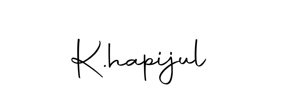 Here are the top 10 professional signature styles for the name K.hapijul. These are the best autograph styles you can use for your name. K.hapijul signature style 10 images and pictures png
