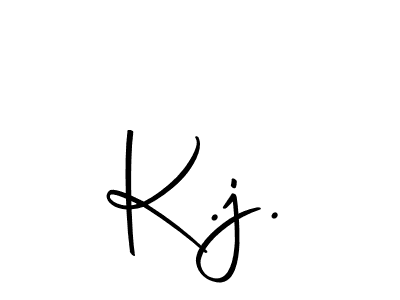 if you are searching for the best signature style for your name K.j.. so please give up your signature search. here we have designed multiple signature styles  using Autography-DOLnW. K.j. signature style 10 images and pictures png