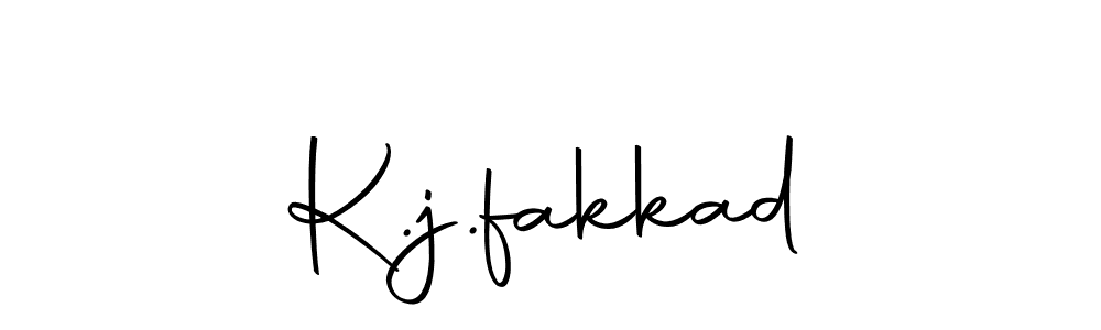 Similarly Autography-DOLnW is the best handwritten signature design. Signature creator online .You can use it as an online autograph creator for name K.j.fakkad. K.j.fakkad signature style 10 images and pictures png