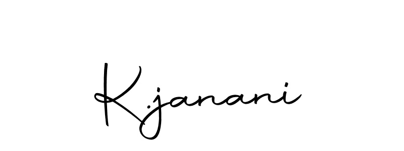 You should practise on your own different ways (Autography-DOLnW) to write your name (K.janani) in signature. don't let someone else do it for you. K.janani signature style 10 images and pictures png