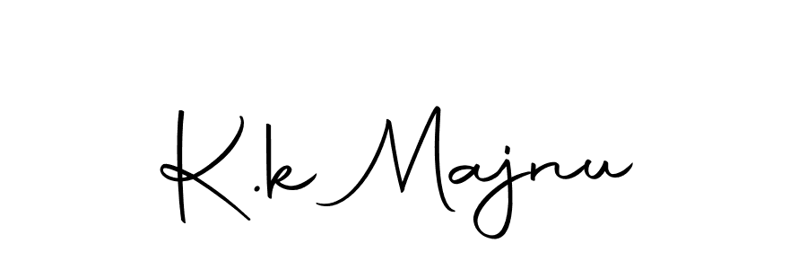Create a beautiful signature design for name K.k Majnu. With this signature (Autography-DOLnW) fonts, you can make a handwritten signature for free. K.k Majnu signature style 10 images and pictures png
