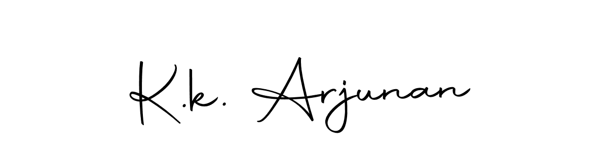 Also we have K.k. Arjunan name is the best signature style. Create professional handwritten signature collection using Autography-DOLnW autograph style. K.k. Arjunan signature style 10 images and pictures png