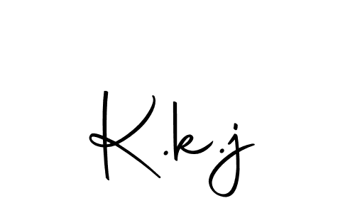 Create a beautiful signature design for name K.k.j. With this signature (Autography-DOLnW) fonts, you can make a handwritten signature for free. K.k.j signature style 10 images and pictures png