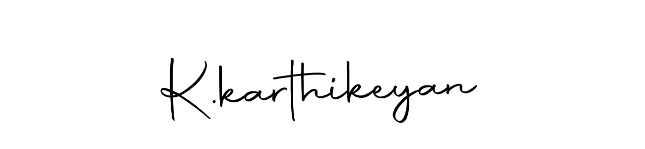 How to make K.karthikeyan signature? Autography-DOLnW is a professional autograph style. Create handwritten signature for K.karthikeyan name. K.karthikeyan signature style 10 images and pictures png