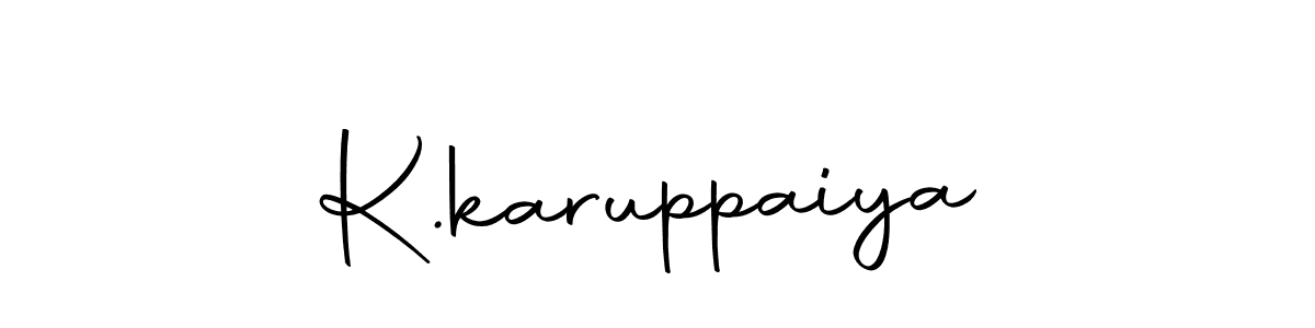 Similarly Autography-DOLnW is the best handwritten signature design. Signature creator online .You can use it as an online autograph creator for name K.karuppaiya. K.karuppaiya signature style 10 images and pictures png