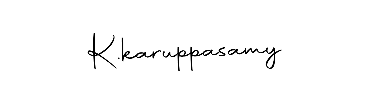 Make a beautiful signature design for name K.karuppasamy. With this signature (Autography-DOLnW) style, you can create a handwritten signature for free. K.karuppasamy signature style 10 images and pictures png