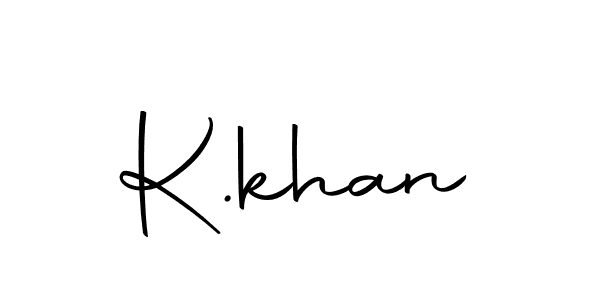 Use a signature maker to create a handwritten signature online. With this signature software, you can design (Autography-DOLnW) your own signature for name K.khan. K.khan signature style 10 images and pictures png