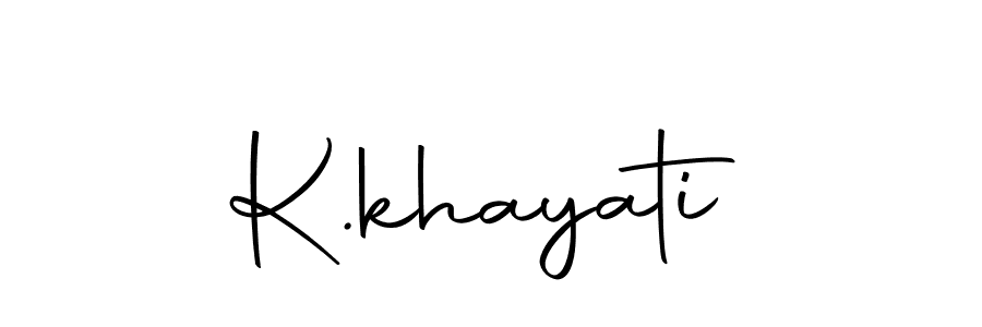 Make a beautiful signature design for name K.khayati. With this signature (Autography-DOLnW) style, you can create a handwritten signature for free. K.khayati signature style 10 images and pictures png