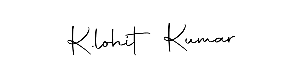 Also we have K.lohit Kumar name is the best signature style. Create professional handwritten signature collection using Autography-DOLnW autograph style. K.lohit Kumar signature style 10 images and pictures png